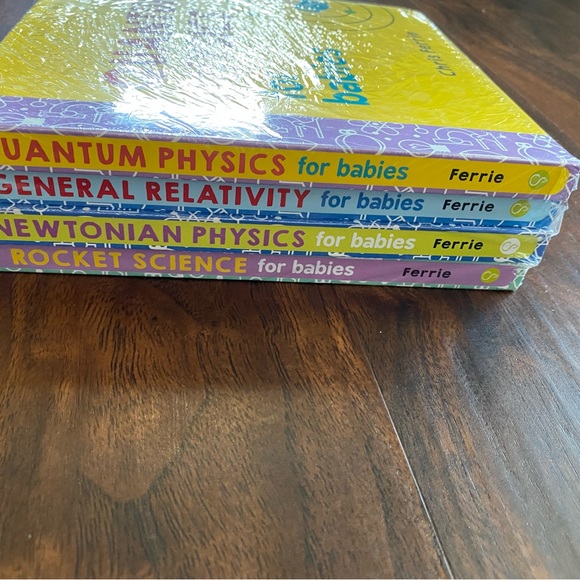 Baby University Other New Baby University A Science For Toddlers 4 Board Book Gift Set